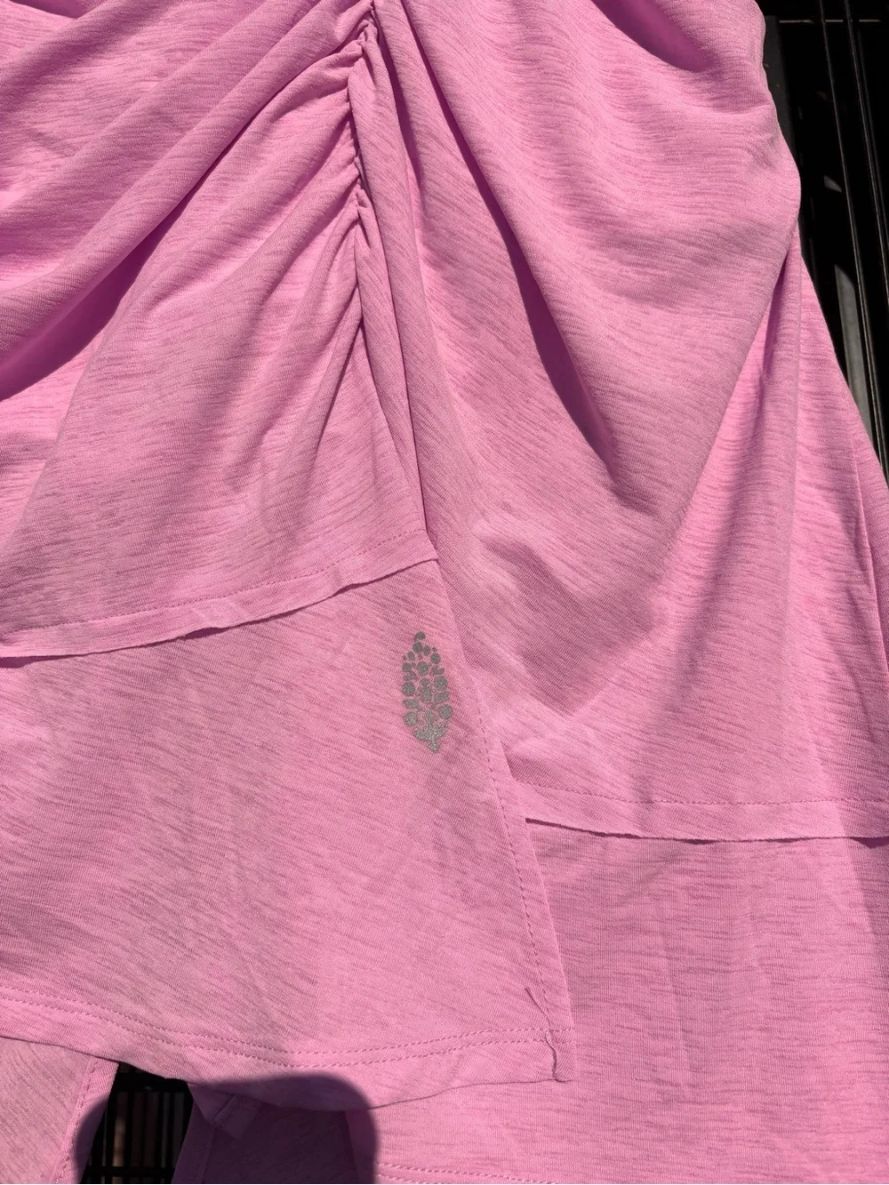 NWT! Free People Tennis Pickleball Rushed Dress Shorts Ball-Pocket Pink Aura ~ L